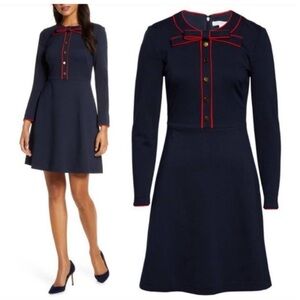 Nordstrom knit Navy blue dress